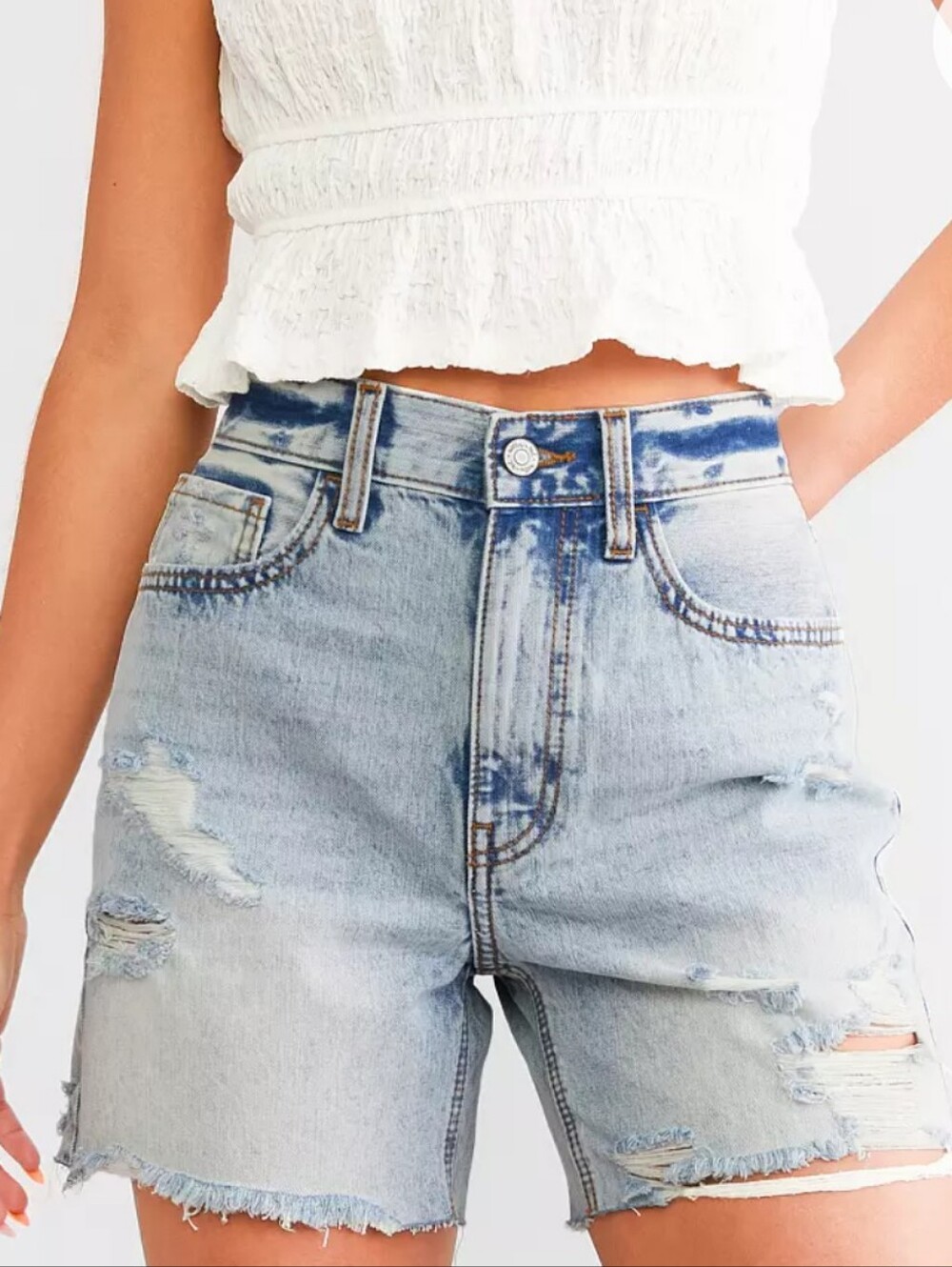 Willow & Root The Rise Up Denim Shorts